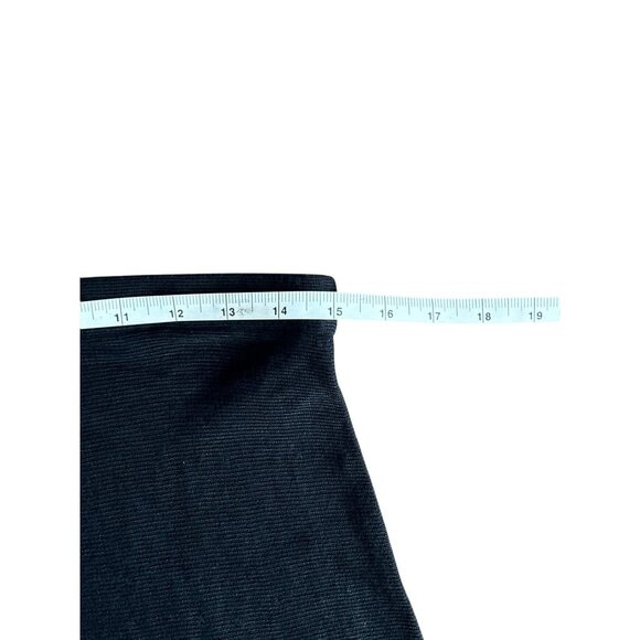 Nic + Zoe Women's Black & Turquoise Designed Long Skirt - Picture 5 of 6